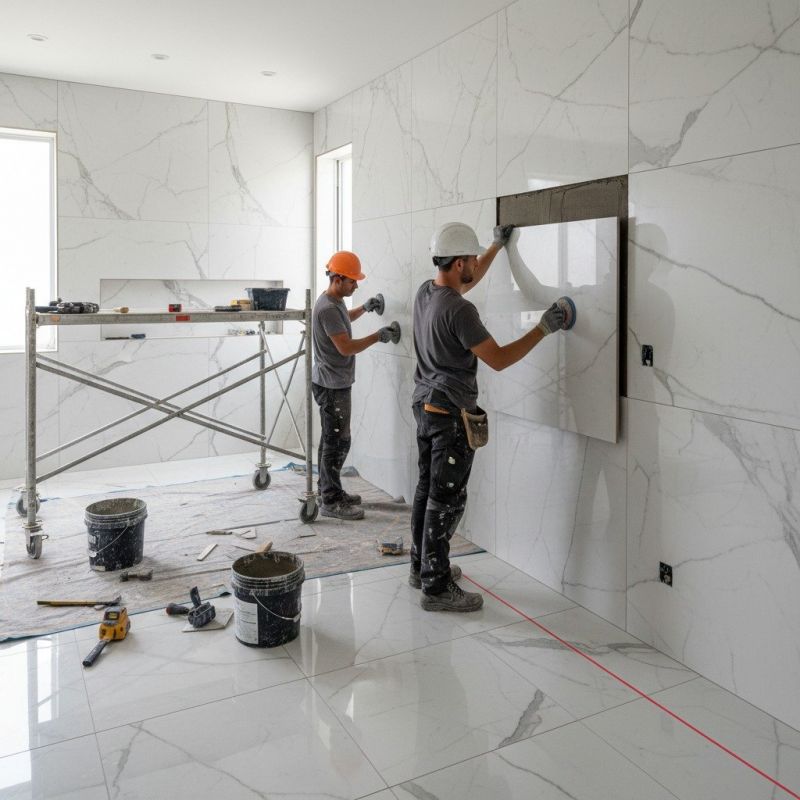 Marble Floor Repair detail